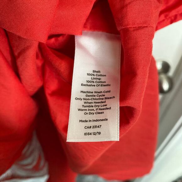 TALBOTS Oasis Palm Voile Fit Flare Midi Dress Size 10 Tropical Beachy Resortwear - Picture 6 of 7